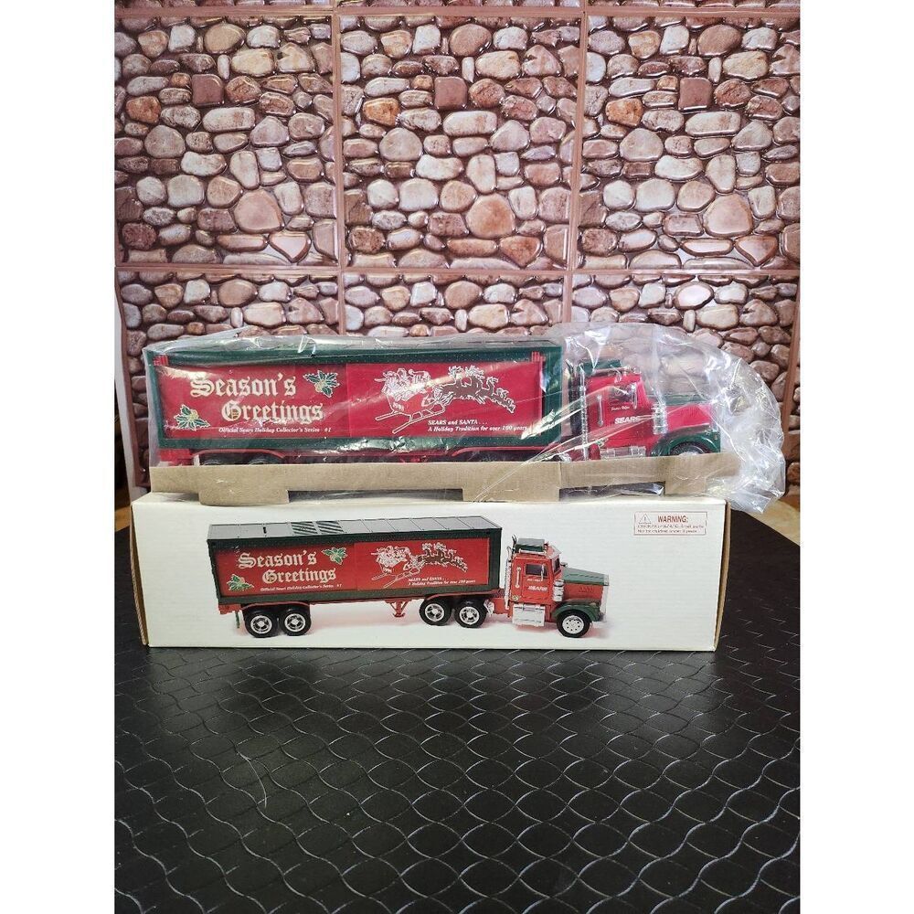 1998 Sears Seasons Greetings 18-Wheel Box Trailer Truck #B11